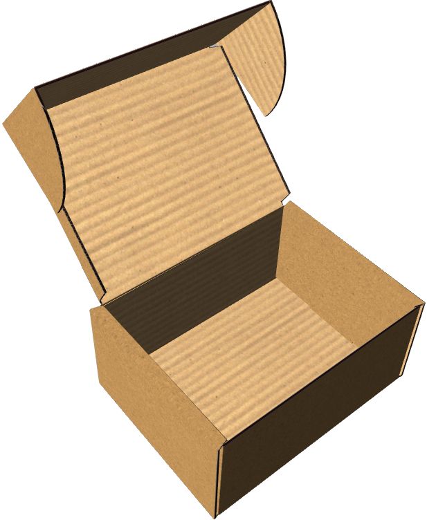 Самосборная коробка 123х97х60 общий вид