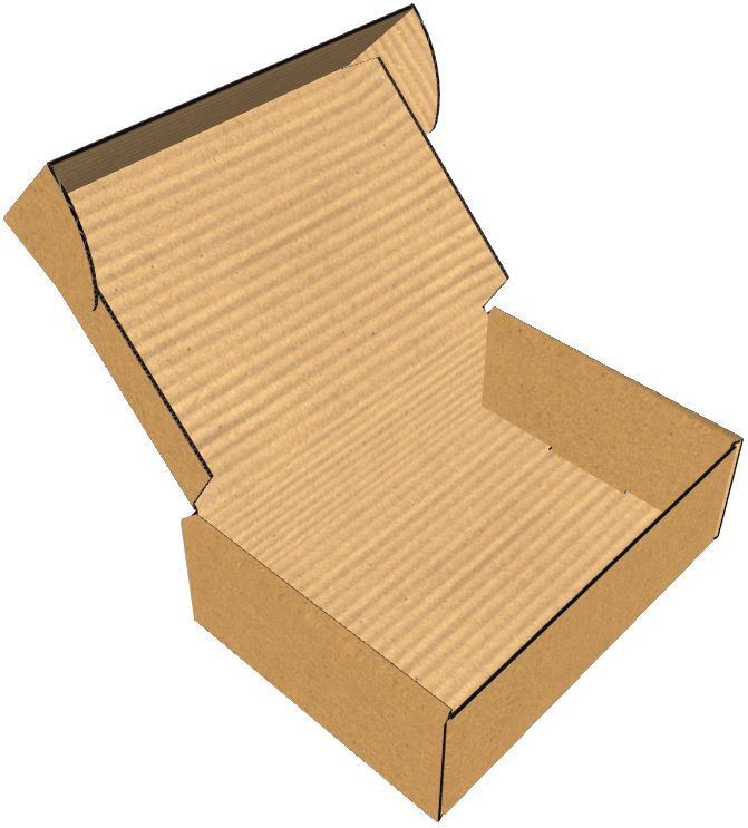 Самосборная коробка 138х103х45 общий вид