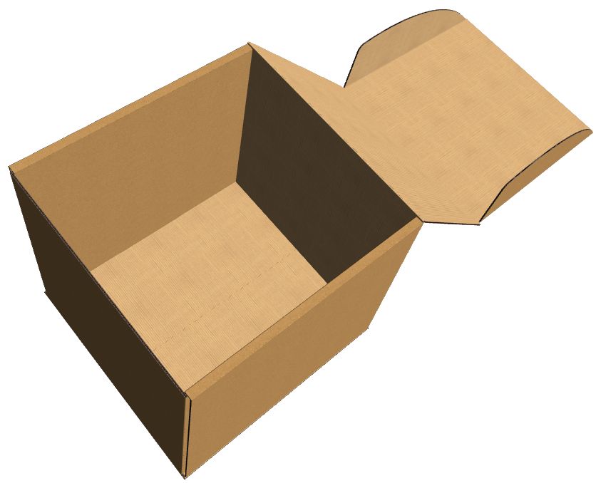 Самосборная коробка 380х405х400 общий вид